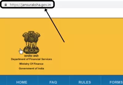 प्रधानमंत्री जीवन ज्योति बीमा योजना की आधिकारिक वेबसाइट